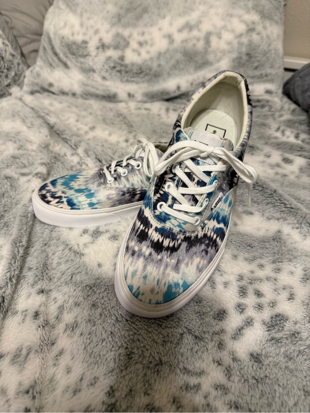 Vans Women's Tie-Dye Blue & Purple Canvas Sneakers